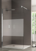 Paravan dus Walk in, sticla clara, LEROY TIMELESS Line