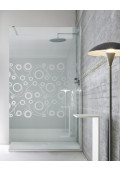 Paravan Cabina dus walk-in, sticla clara, culoare sablare: incolor