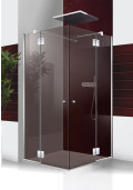 Cabina de dus, sticla bronz