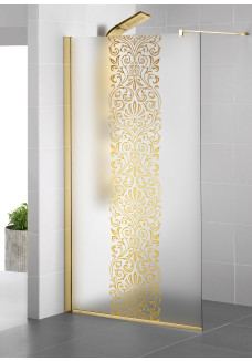 Paravan Cabina dus Walk in Regency Royal profil auriu