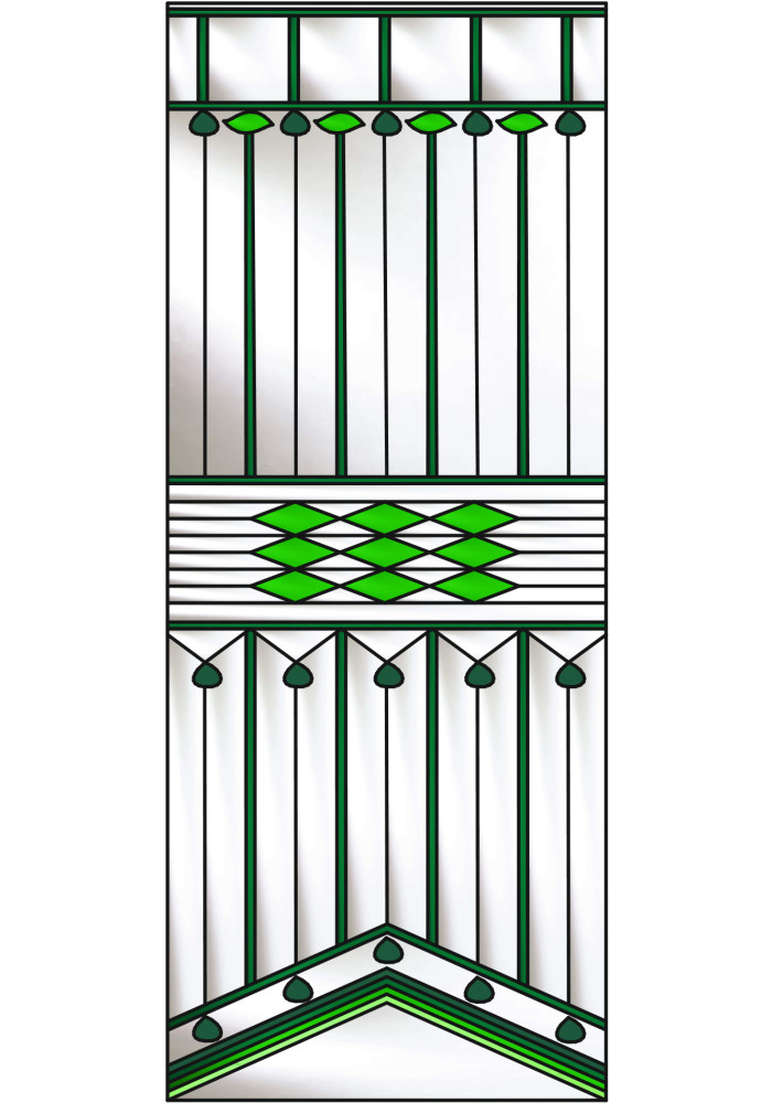 Vitraliu cu model art deco