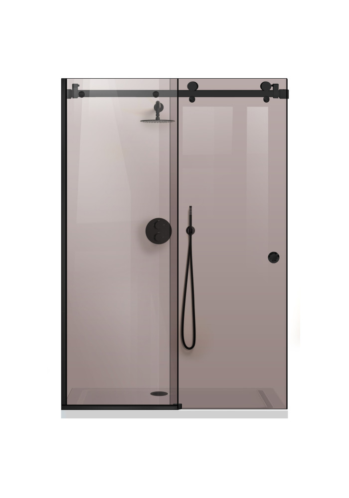 Usa culisanta dus, sticla bronz
