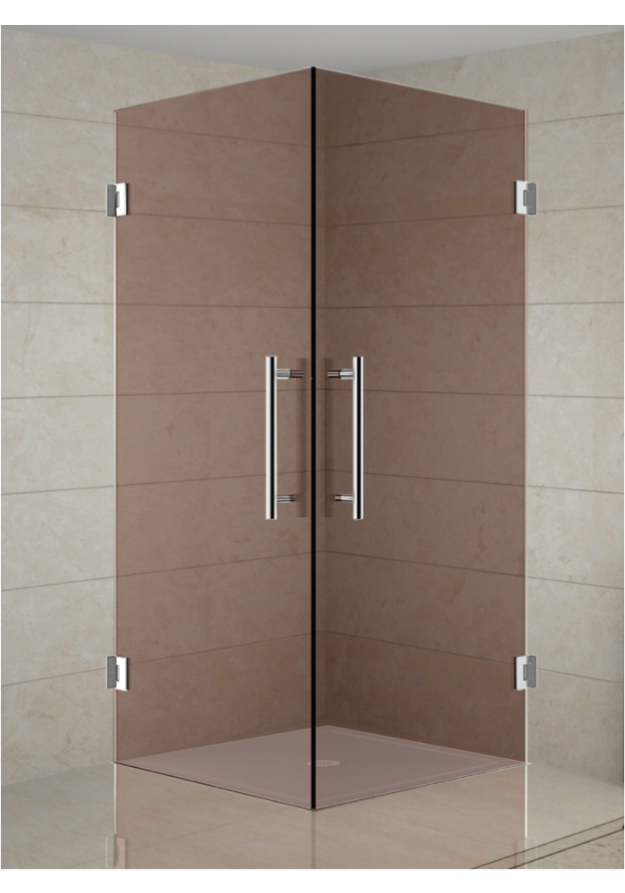 Cabina de dus bronz