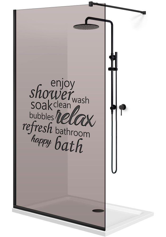 PARAVAN-DUS-AQUAROY-BLACK-RELAX-BRONZ