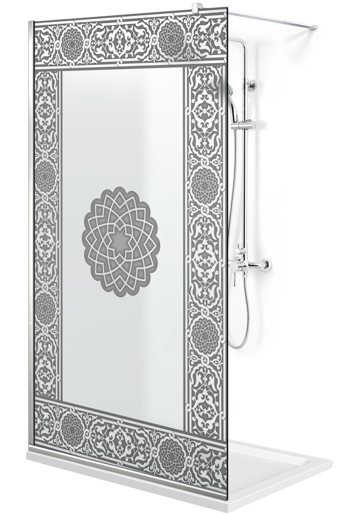 PARAVAN-DUS-AQUAROY-ORNAMENT-MATA-ANTRACIT