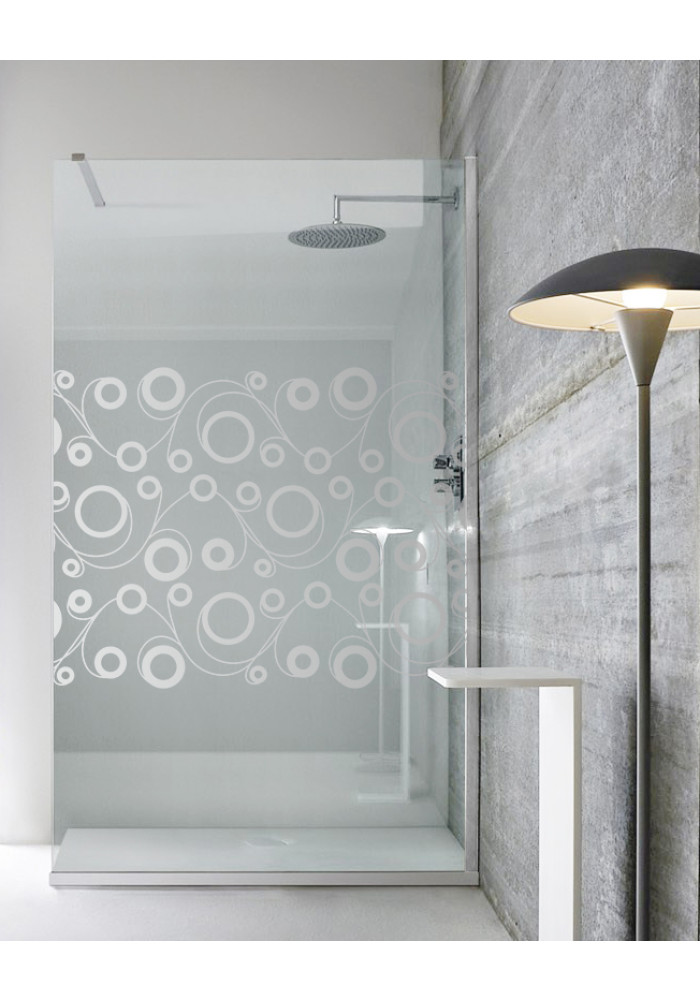 Paravan Cabina dus walk-in, sticla clara, culoare sablare: incolor
