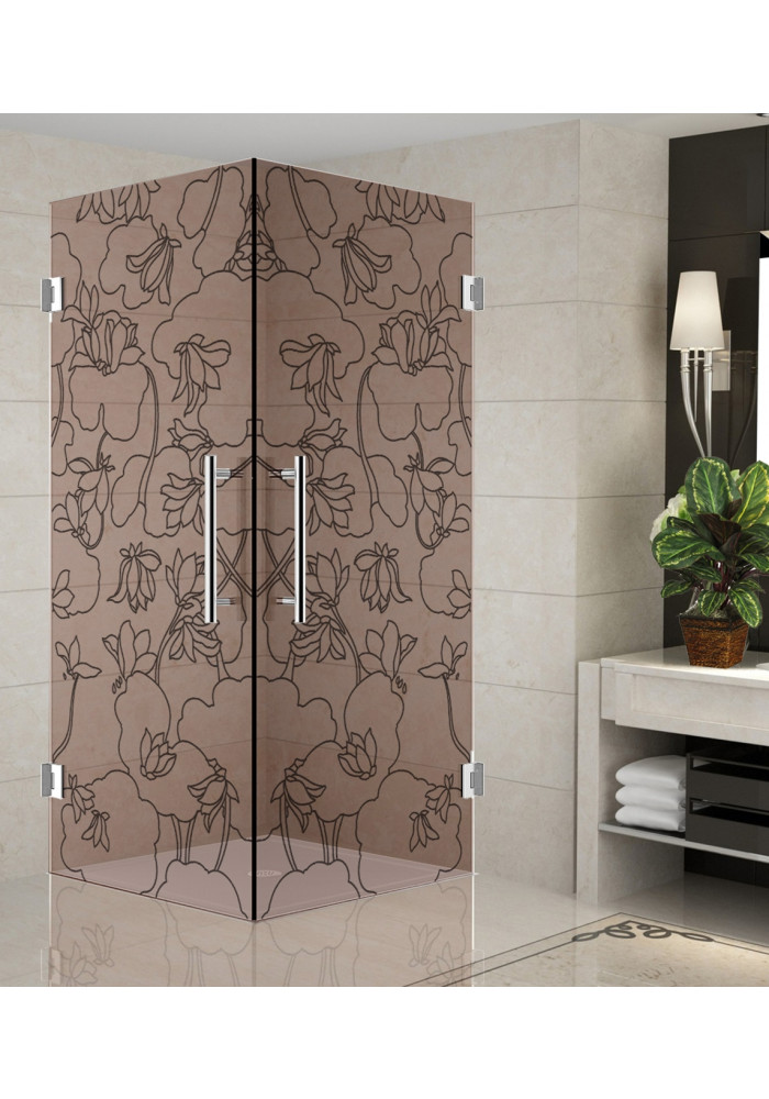 Cabina de dus bronz 