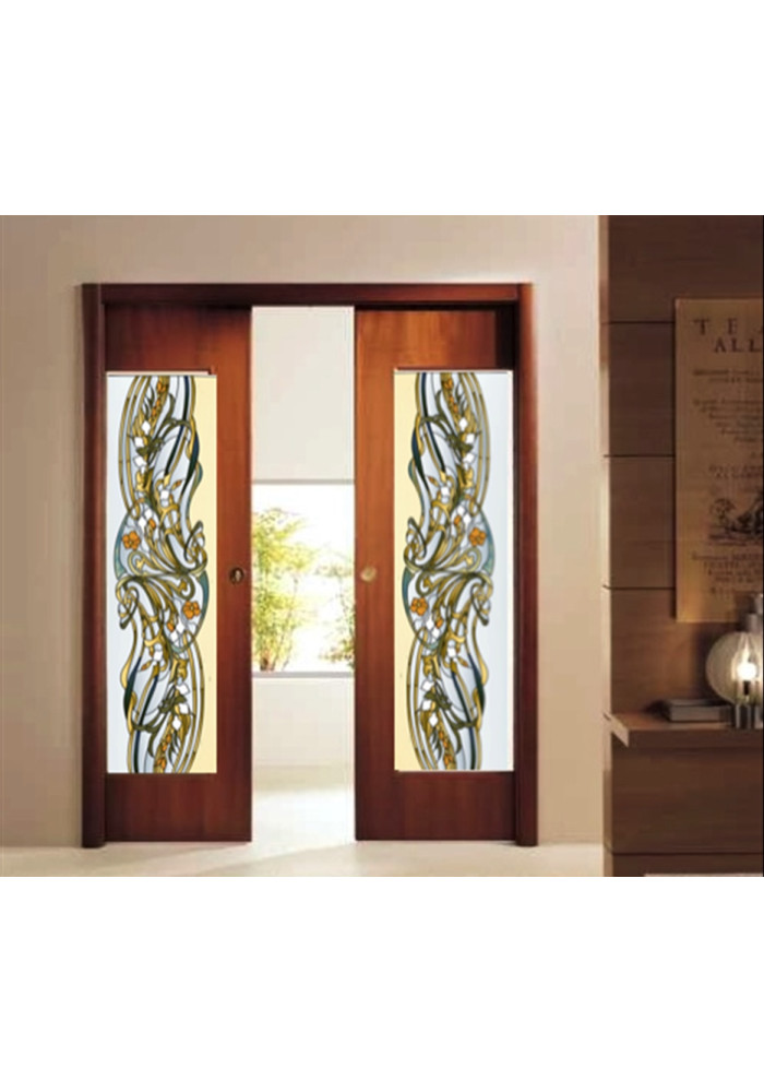 Geam decorativ tip vitraliu