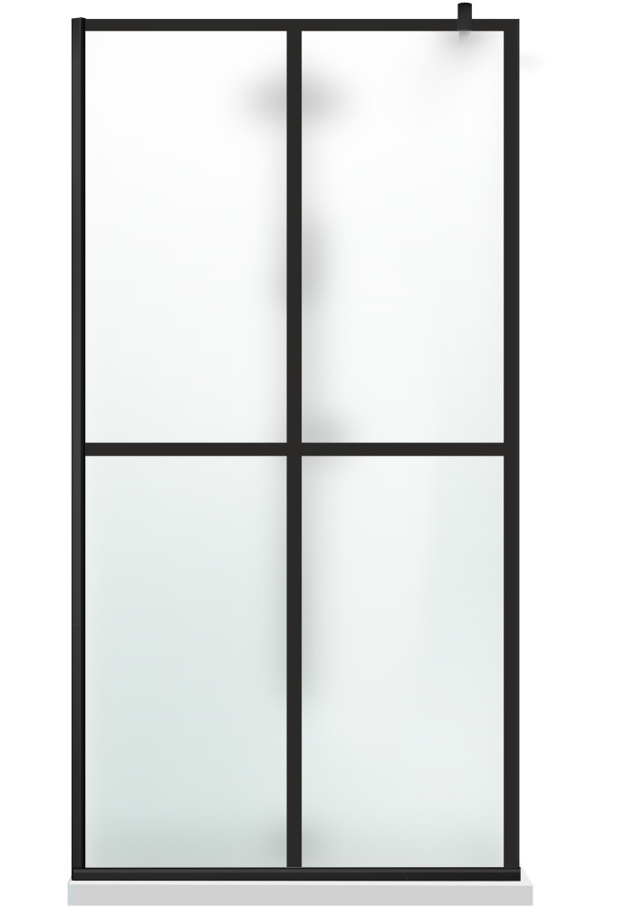 PARAVAN-DUS-AQUAROY-BLACK-BASIC-MAT