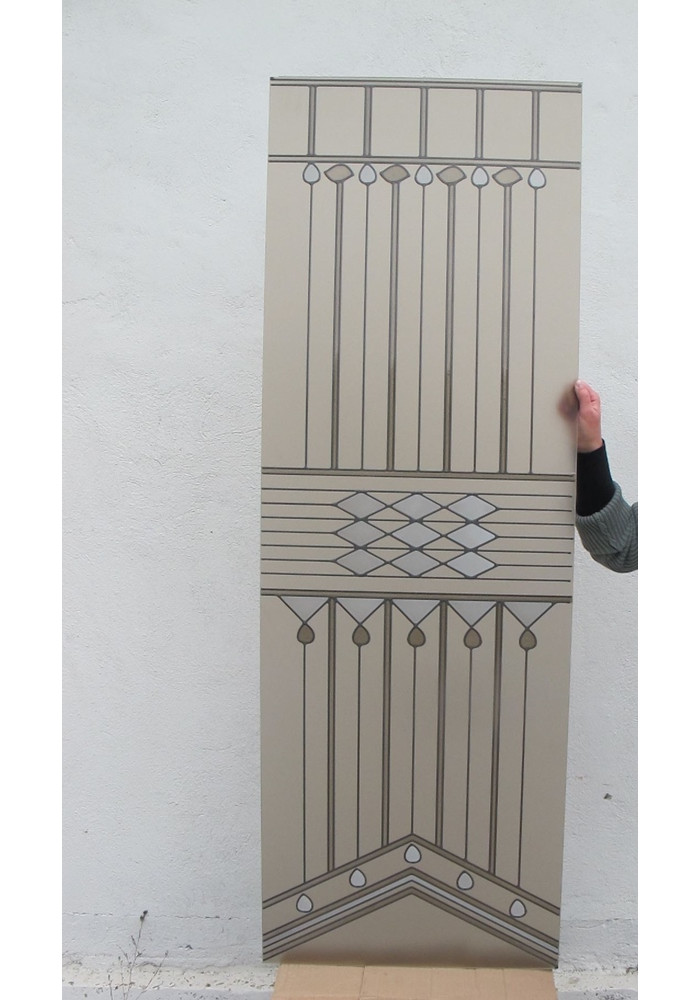 Geam mat decorativ