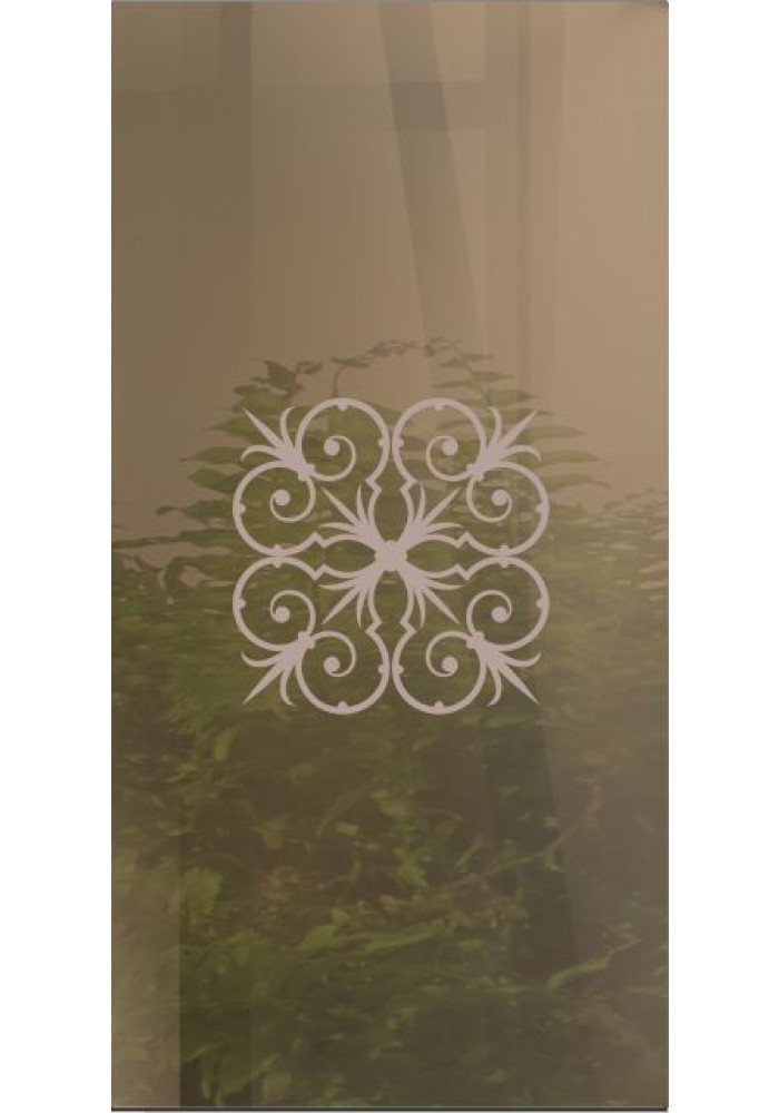 Vitrina sablata Modern Iron Bronz