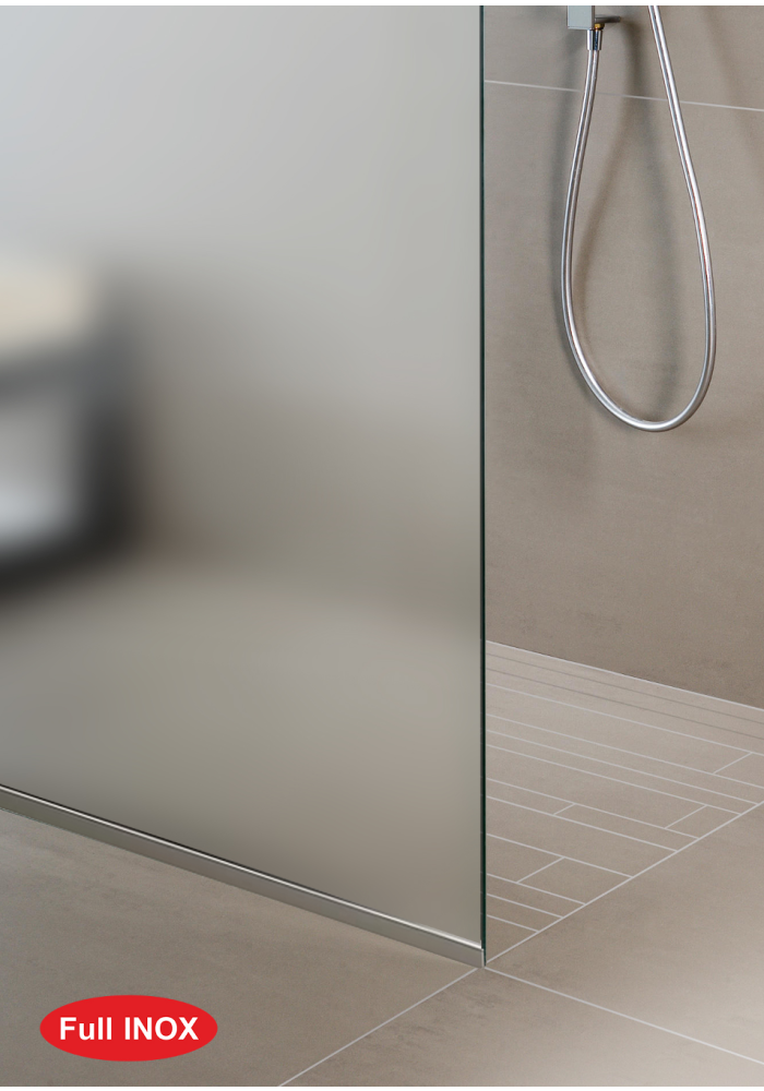 Paravan dus Aqua Roy, Profil inox