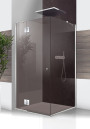 Cabina dus colt, (12), 90x100, sticla bronz/gri, 8 mm, MILANO 