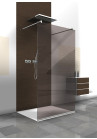 Panou dus dublu walk in, sticla bronz